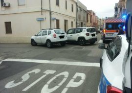 Codice giallo per due persone coinvolte in uno scontro a Pirri