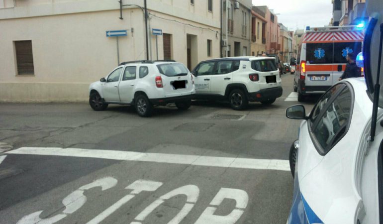 Codice giallo per due persone coinvolte in uno scontro a Pirri