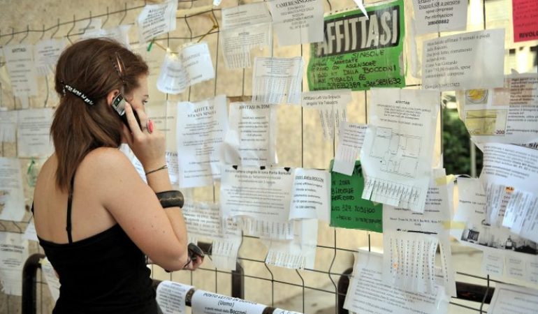 Con il SUS, invio telematico delle domande di fitto casa 2017/2018 per gli studenti