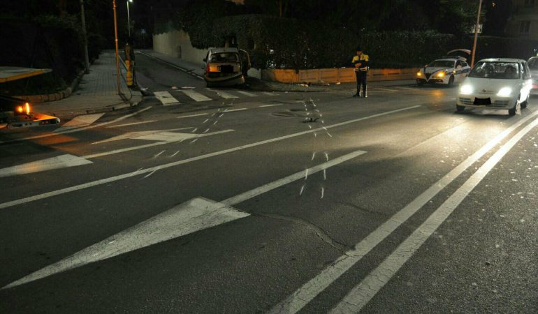 Incidente all’alba in via Cadello a Cagliari: tre persone ferite