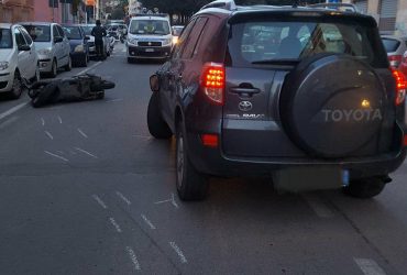 Incidente in via Pascoli a Cagliari