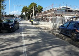 Cagliari, a velocità sostenuta e contromano provoca incidente