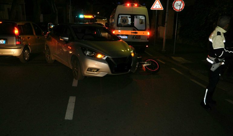 Due scooteristi feriti in diversi incidenti a Cagliari